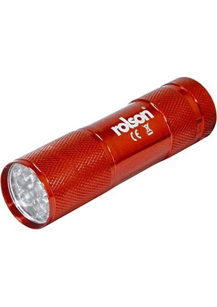 61693 9 LED Aluminium Torch, Assorted Colours modelleri