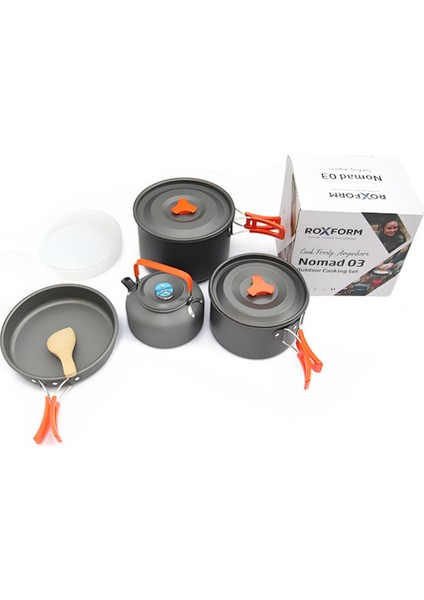 Nomad 03 Kamp Tencere Seti – 4 Kişilik Çok Fonksiyonlu Set fırsatları