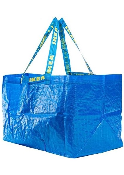- 2 x Mavi Büyük Çanta - Ideal Için Alışveriş, Çamaşır ve Depolama