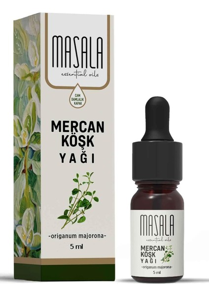 Masala Mercanköşk Yağı 5 Ml. (Marjoram Essential Oil) fiyatları
