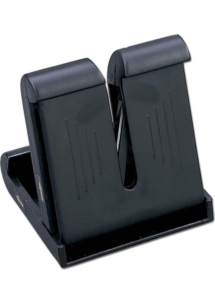 Profesyonel Cep Bileyici Bıçakları Bilemek ve Parlatmak Için. Plastik ve Metalden Üretilmiştir. Siyah Renk