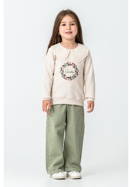 Garden Nakışlı Kız Çocuk 2\'li Takım - 26K 6335