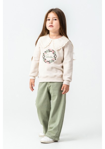 Garden Nakışlı Kız Çocuk 2\'li Takım - 26K 6335 fırsatları