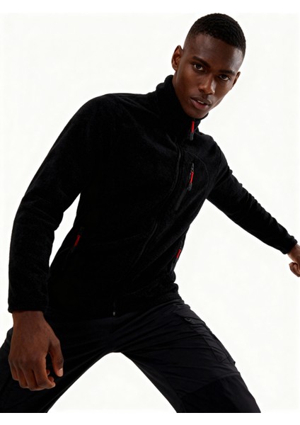 Erkek Extreme Rüzgar Geçirmez Cepli Outdoor Tam Fermuarlı Polar Ceket E223 fırsatları