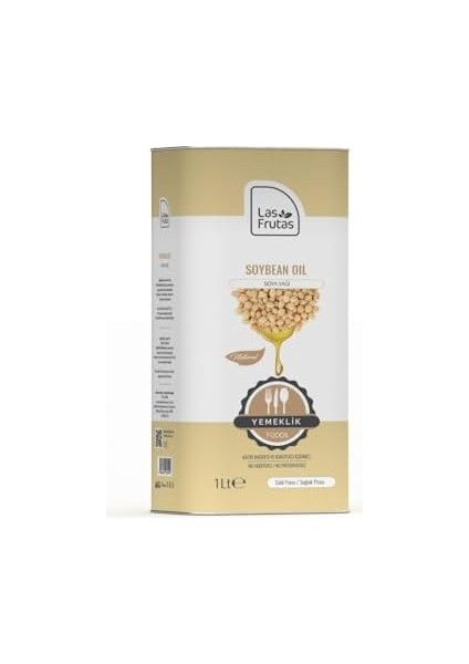 Las Frutas Soya Yağı 1 L – Yemeklik Bitkisel Yağ | Hafif & Nötr Tat |%100 Saf ve Katkısız