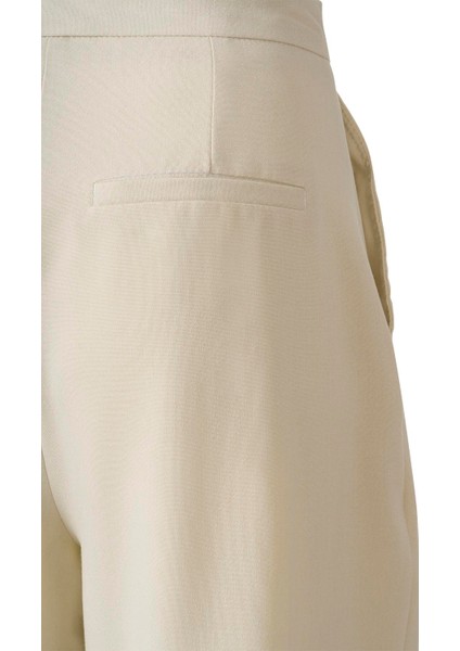 Yandan Bağlamalı Palazzo Pantolon Bej modelleri