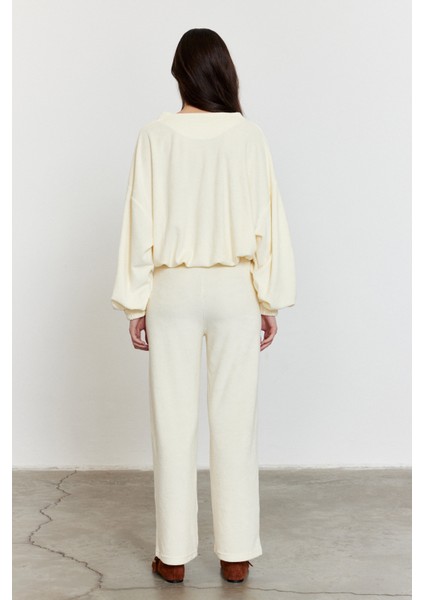 Havlu Kumaş Pantolon Bej fırsatları