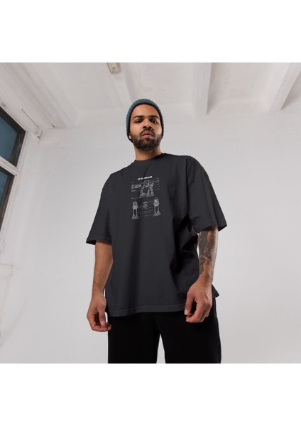 At-At Walker Oversize Tişört - Siyah fiyatları
