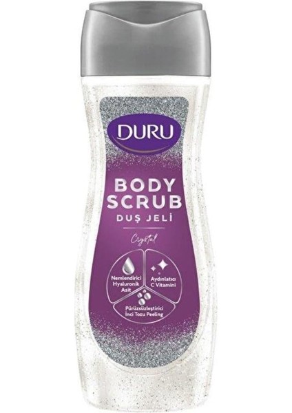 Duru Body Scrub Duş Jeli, Crystal, 450 Mililitre