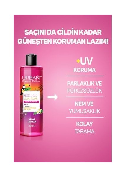 Urban Care Monoi Oil & Ylang Ylang Saç Bakım Şampuanı 350 Mililitre