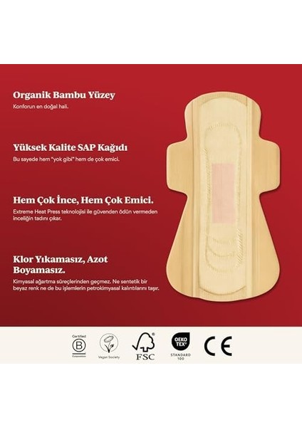 Beije 10&apos;lu Süper Ped