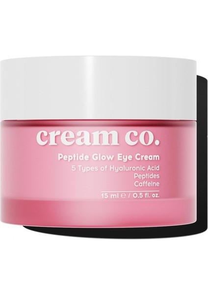 Co. Peptide Glow Eye Cream, Nemlendirici Göz Kremi, 15 ml