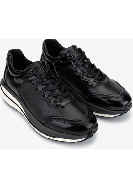 Erkek Hakiki Deri Siyah Sneakers & Spor Ayakkabı 381 22530 Erk Ayk SK25-26 Sıyah fiyatları