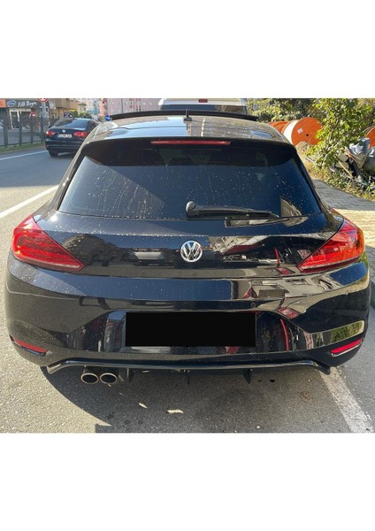 Volkswagen Scirocco Makyajlı Difüzör 2014-2017 Parlak Siyah