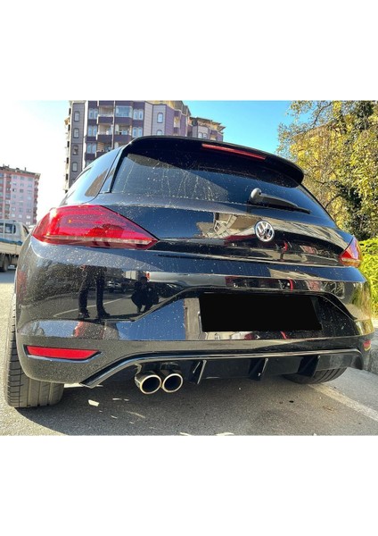 Volkswagen Scirocco Makyajlı Difüzör 2014-2017 Parlak Siyah