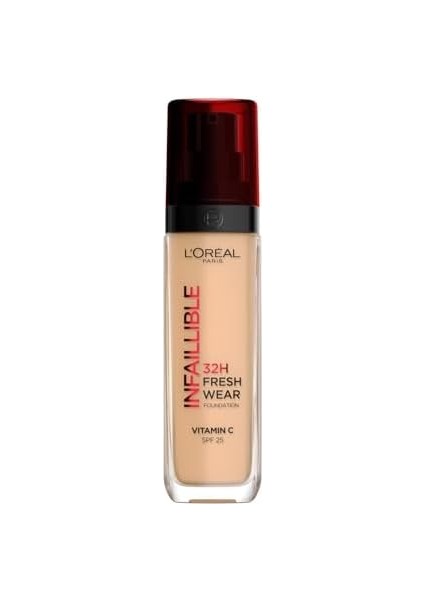 L&apos;oréal Parıs Infaillible 32H Fresh Wear C Vitaminli Fondöten - 220 Sable Sand 30 ml