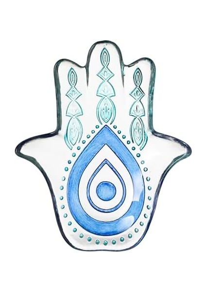 Concept Hamsea Mavi Dekoratif Tabak 27CM modelleri