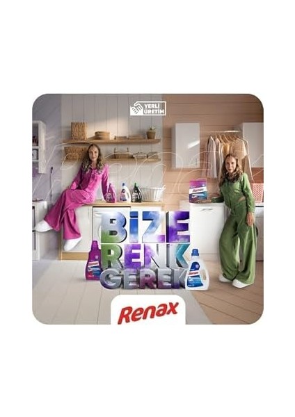 Renax Sıvı Çamaşır Deterjanı 2520 ml Siyahlar