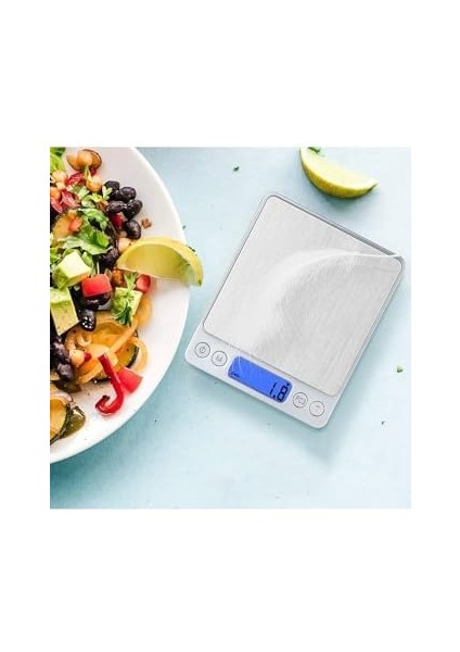 Mutfak Tartı, 3 kg Kapasite, 0.1 Gr, LCD Ekran, Mutfak ve Kuyumcu Terazisi fiyatları