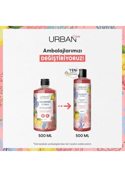 Urban Care Seaweed Citrus Nemlendirici ve Besleyici Peelingli Duş Jeli 500 Ml- Vegan modelleri