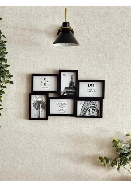 Ahşap 6'lı Resim Çerçevesi