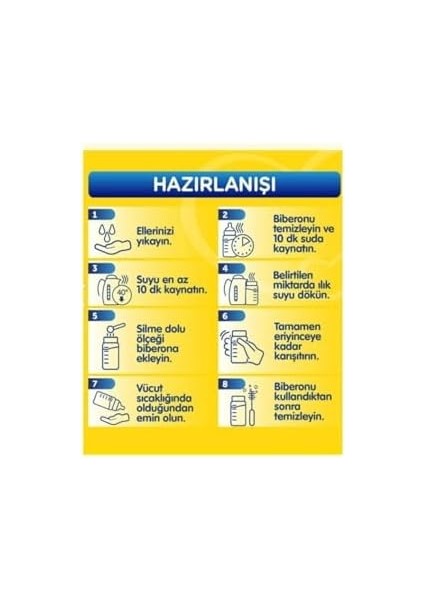 Bebelac 3 Bebek Devam Sütü 800 gr 9-12 Ay x 4 Adet