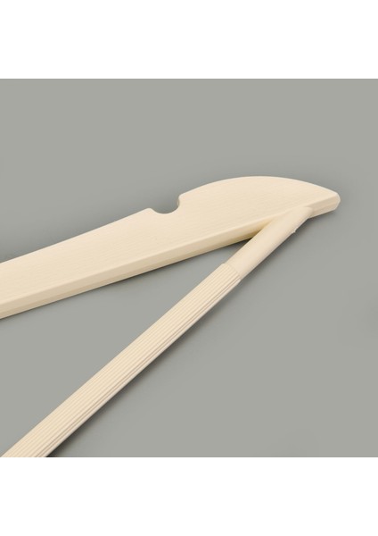 Living Ahşap Görünümlü 3'lü Plastik Askı - Krem - 43X23 cm modelleri