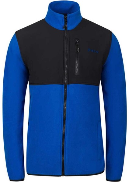 Cliff Erkek Parçalı Ince Polar Sweatshirt Mavi