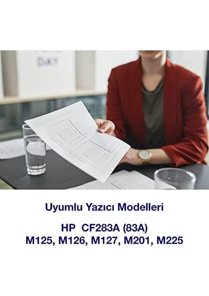 Ysy 83A(CAN-737) CF283A M125 M126 M201 M225 1500 (1.5k) Sayfa Verimli Muadil Toner (Siyah) fiyatları