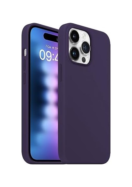 Labs Buff 15 Pro Max ile Uyumlu Rubber Fit Kılıf Silikon Kılıf, Ipeksi Dokunuş Hisli, Tam Koruyuculu Darbe Önleyici Kapak (Mor) fiyatları