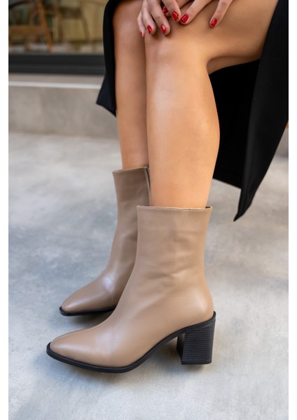 Chen Vizon Küt Burun Topuklu Bot fiyatları