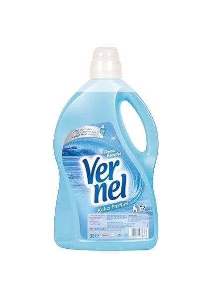 Vernel Deniz Esintisi Kalıcı Parfüm 30 Yıkama Çamaşır Yumuşatıcısı (1 x 3000 Ml)
