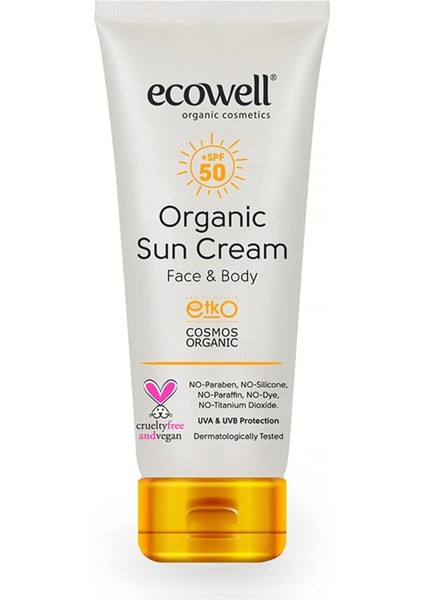 Ecowell Organik Güneş Kremi 50 Spf fiyatları