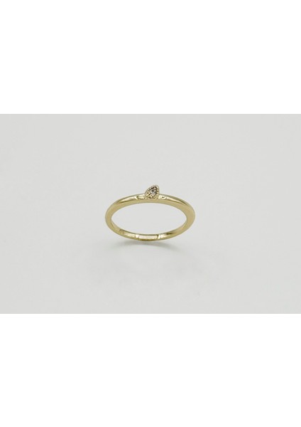 14K Gold Plated Mini Baisse Yüzük