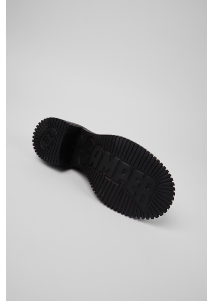 Kadın Pix London Deri Makosen - Siyah indirimleri