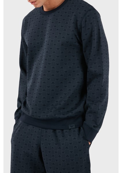 Tamamı Logolu Regular Fit Bisiklet Yaka Sweat Erkek Sweat EM000520 AF14992 FB056 fırsatları