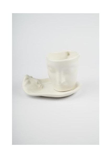 Life 260 ml Yüz Şekilli Seramik Beyaz Kupa Takımı MIT1081 modelleri