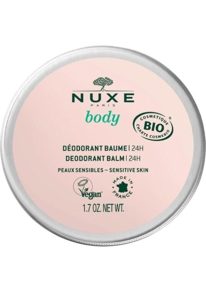 Nuxe Body Deodorant Balm 24H 50 gr 12047
