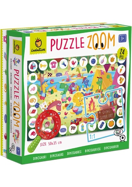 Puzzle Zoom - Dinozor