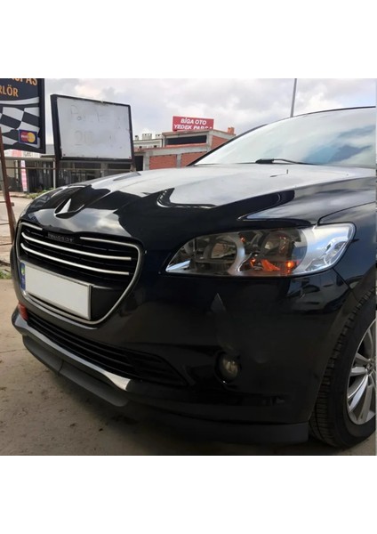 Peugeot 301 2012-2021 Uyumlu Evrensel 2 Parça Astra H Model Ön Ek Tampon Dili Lip Esnek Karlık