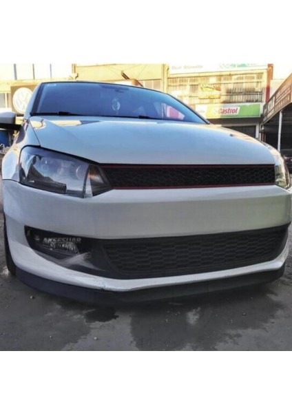 Vw Polo Mk5 6r-6c 2009-2017 Uyumlu Evrensel 2 Parça Astra H Model Ön Ek Tampon Dili Lip Esnek Karlık