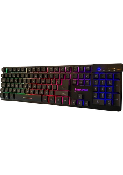 Sencrom Kyb-01 Rgb Aydınlatmalı Q Gaming Oyuncu Klavye fiyatları