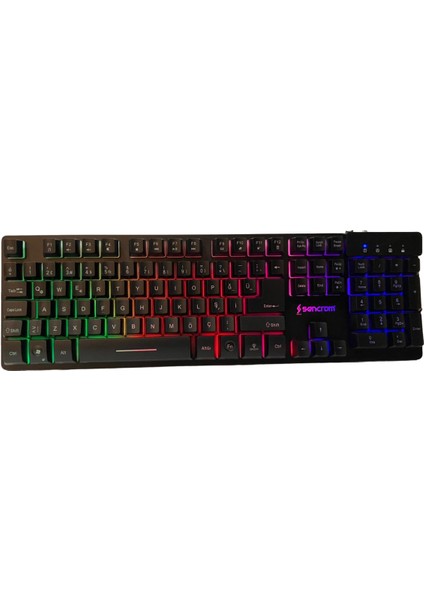 Sencrom Kyb-01 Rgb Aydınlatmalı Q Gaming Oyuncu Klavye indirimleri