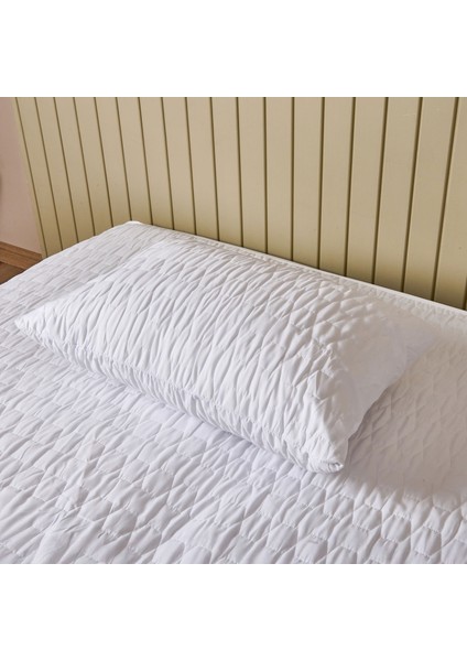 Soft Sıvı Geçirmez Kapitoneli Yastık Alezi - Beyaz - 50X70 cm fiyatları