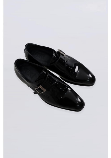 Siyah Smokin Rugan Deri Ayakkabı modelleri