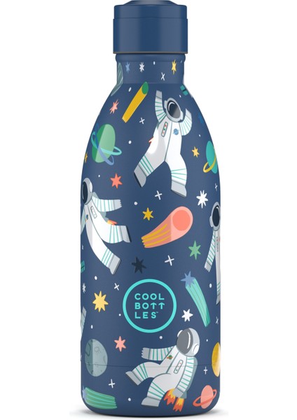 Dıscovery Serisi Galactic Ride 500ML - Lacivert | Çocuklar Için Paslanmaz Çelik Suluk modelleri