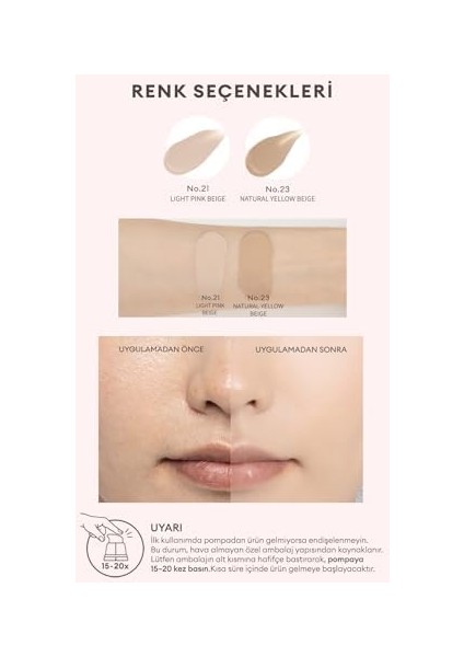 Mıssha Hassas Ciltler Için Çok Fonksiyonlu Bb Krem Signature Real Complete Bb Krem SPF30 Pa No.23 fiyatları