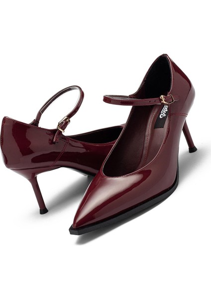 Kadın Bantlı Sade Topuklu Stiletto Ayakkabı 1325 modelleri