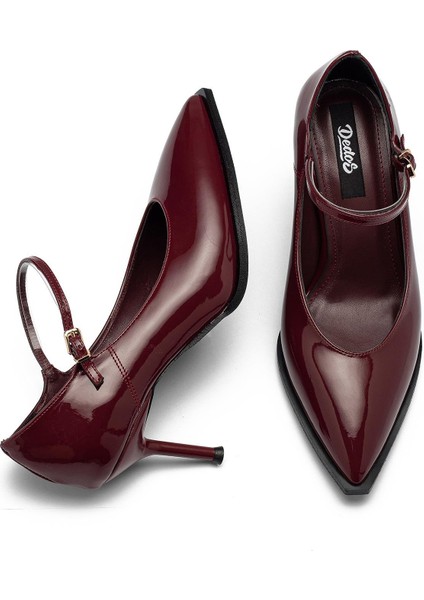 Kadın Bantlı Sade Topuklu Stiletto Ayakkabı 1325 fırsatları