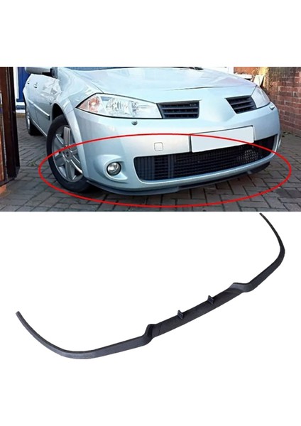 Renault Megane 2 Uyumlu Evrensel Universal 3 Parça Cupra Kupra Ön Ek Tampon Dili Lip Esnek Karlık